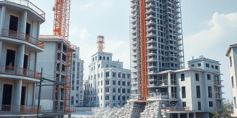 A graphical representation of AI analyzing seismic data to predict earthquakes